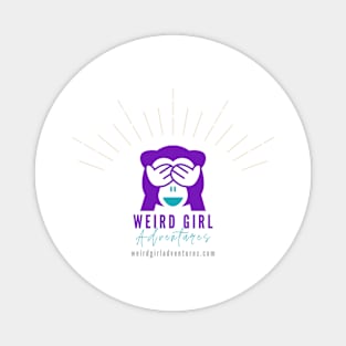 Weird Girl Adventures Logo Merchandise Magnet